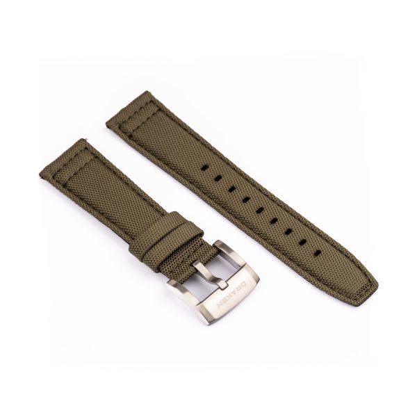 Olive sailcloth strap